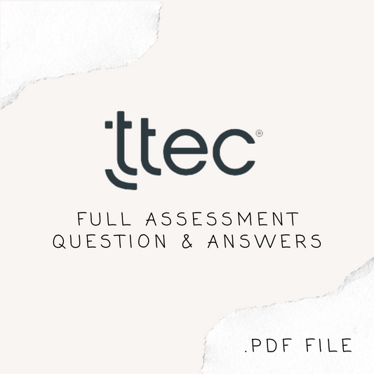 TTEC Assessment