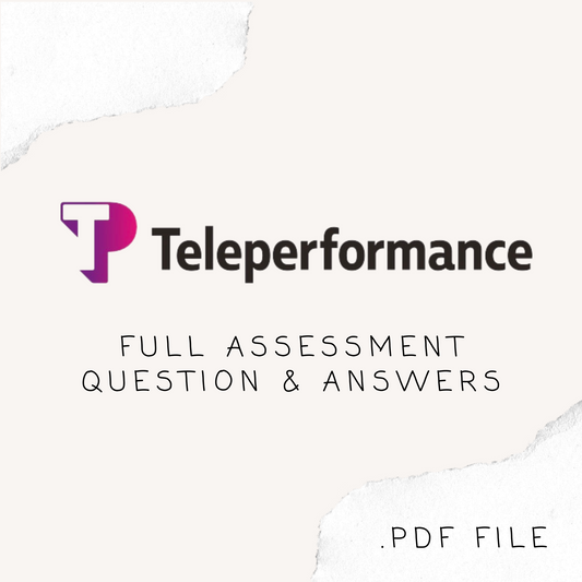 Teleperformance Assessment