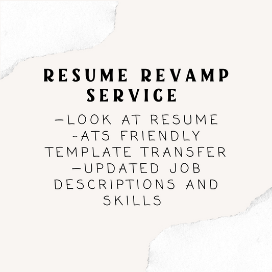 Resume Revamp Service